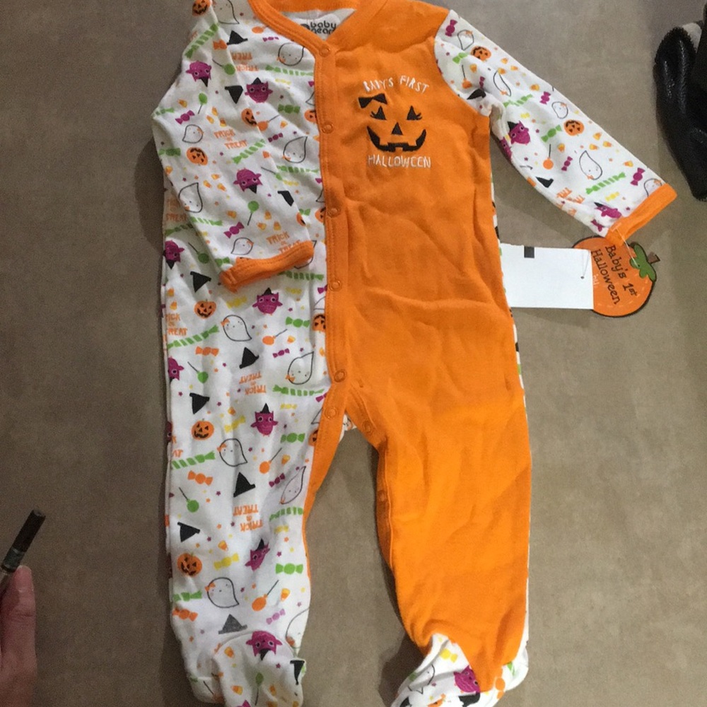 Baby’s first Halloween jammies 3-6 months